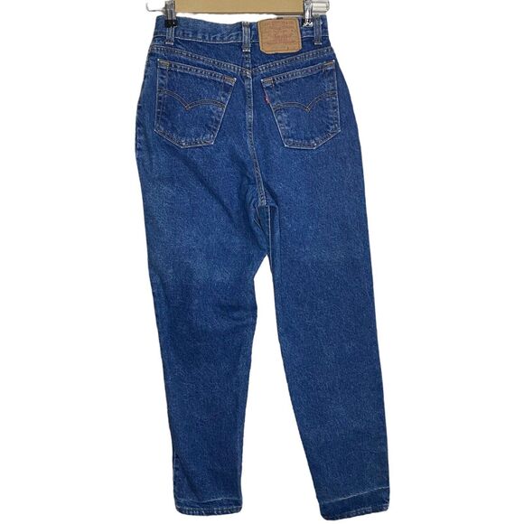 Vtg Levis 505 Jeans Womens 8 (25x29) High Waist Denim Red Tab Medium Wash USA - Picture 2 of 16